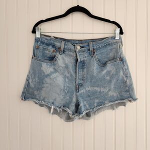 Levi's Light Blue Jean Shorts